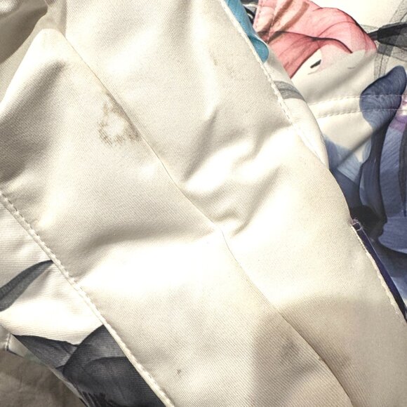 OBERMEYER FLORAL SKI JACKET SIZE 10 - Picture 7 of 10